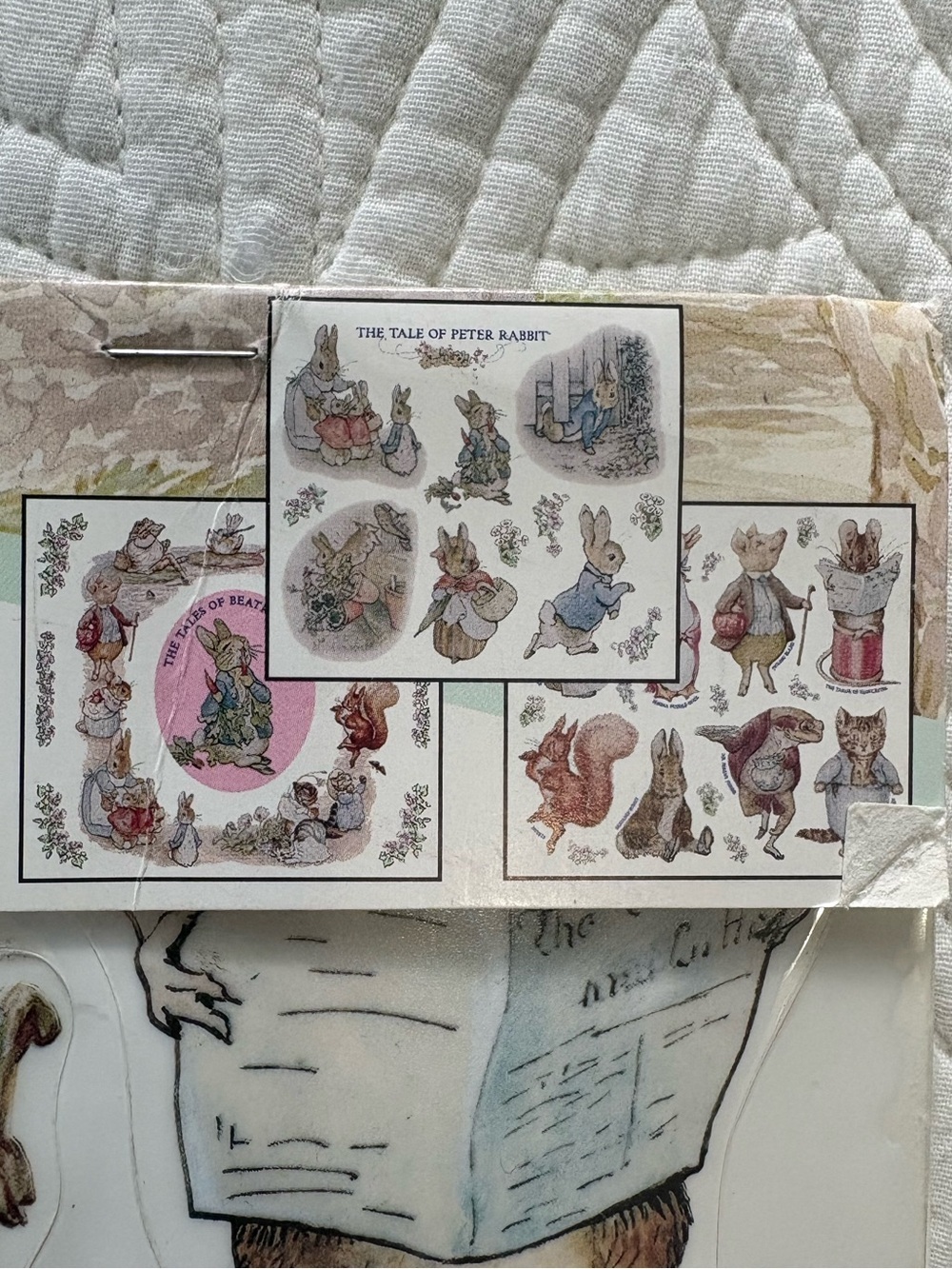 Pink Peter Rabbit Decorative Window Clings - Picture 3 of 4